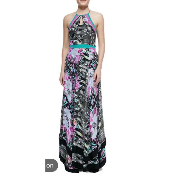 Parker Dresses & Skirts - Parker Aurora Combo Maxi Dress size medium women's black teal pink